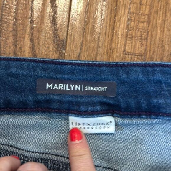 NYDJ Marilyn straight leg jeans size 14 - Picture 5 of 13